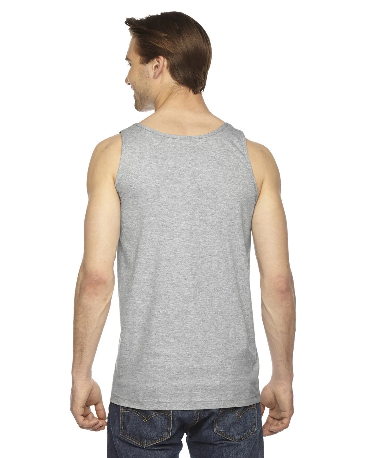 2408-American Apparel-HEATHER GREY