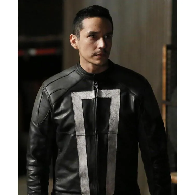 Agents of Shield Robbie Reyes Style Leather Jacket by TJS