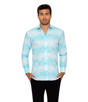 Bertigo Short-Sleeve Shirt | Johnny Aqua Leaf Shit