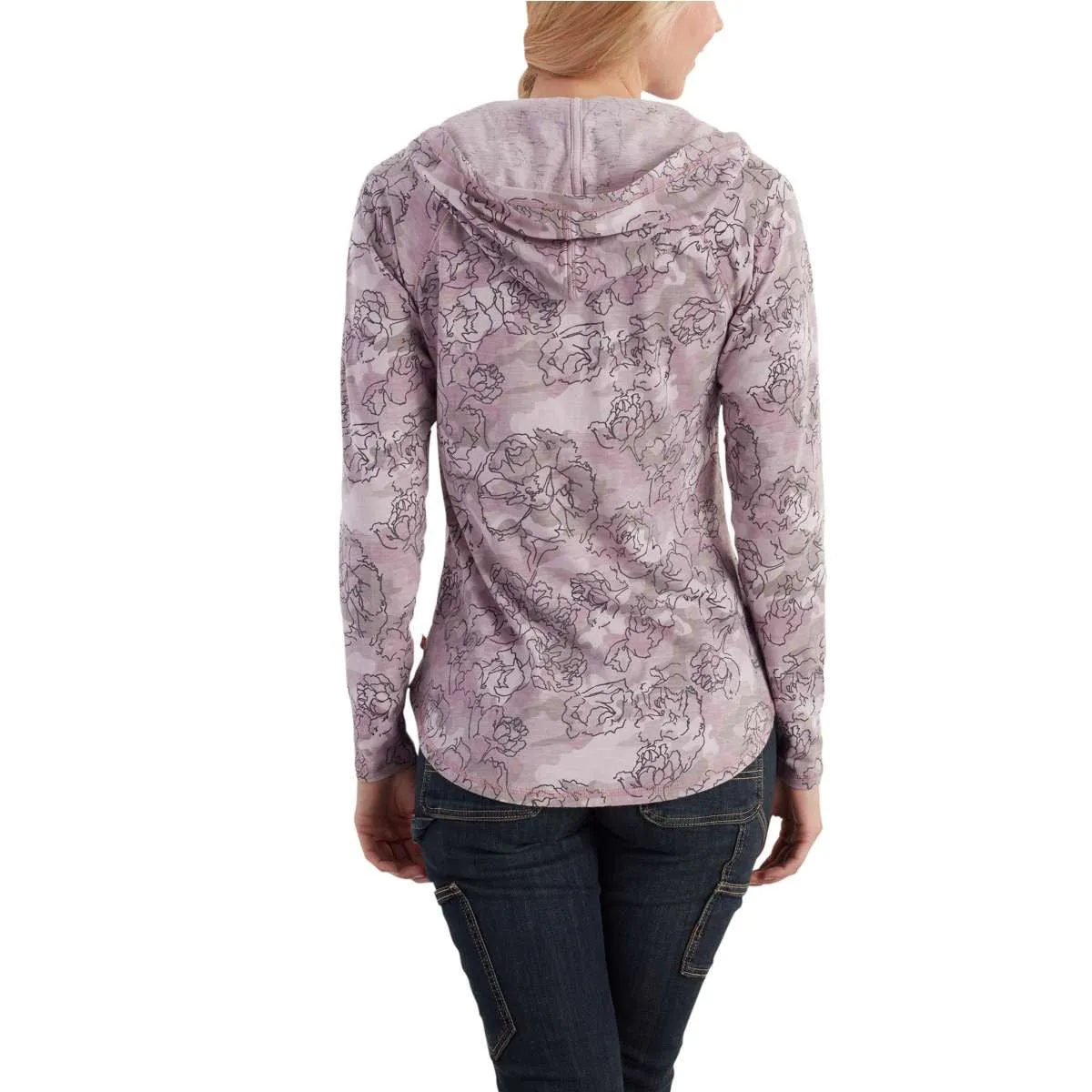 Carhartt Women's Amethyst Coleharbor Printed Hoodie