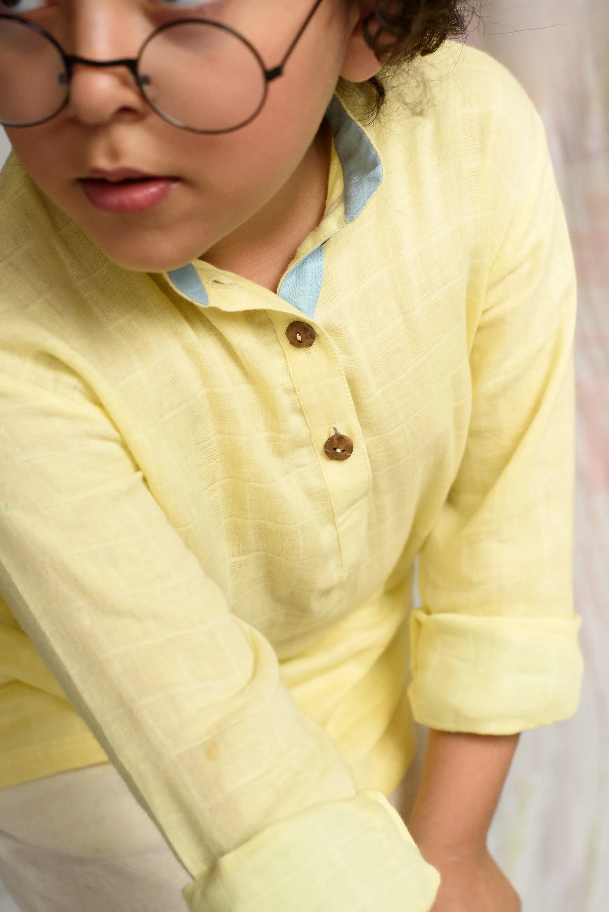 Celestial Lantern- Organic Cotton Shirt For Boys