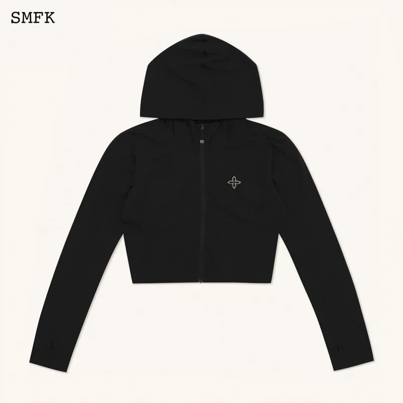 Compass Hug Sun-Proof Super Light Hoodie Black