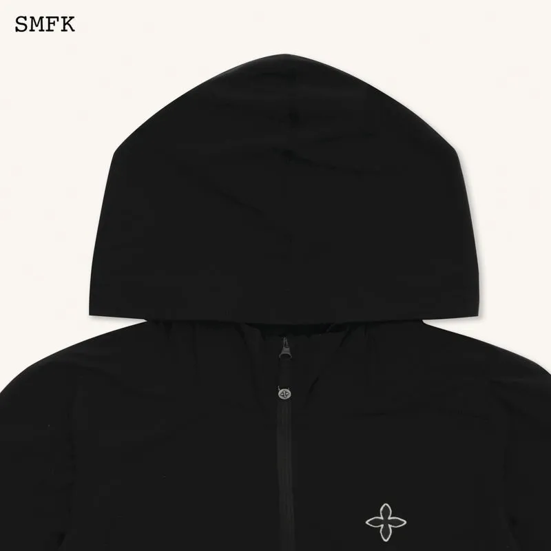 Compass Hug Sun-Proof Super Light Hoodie Black