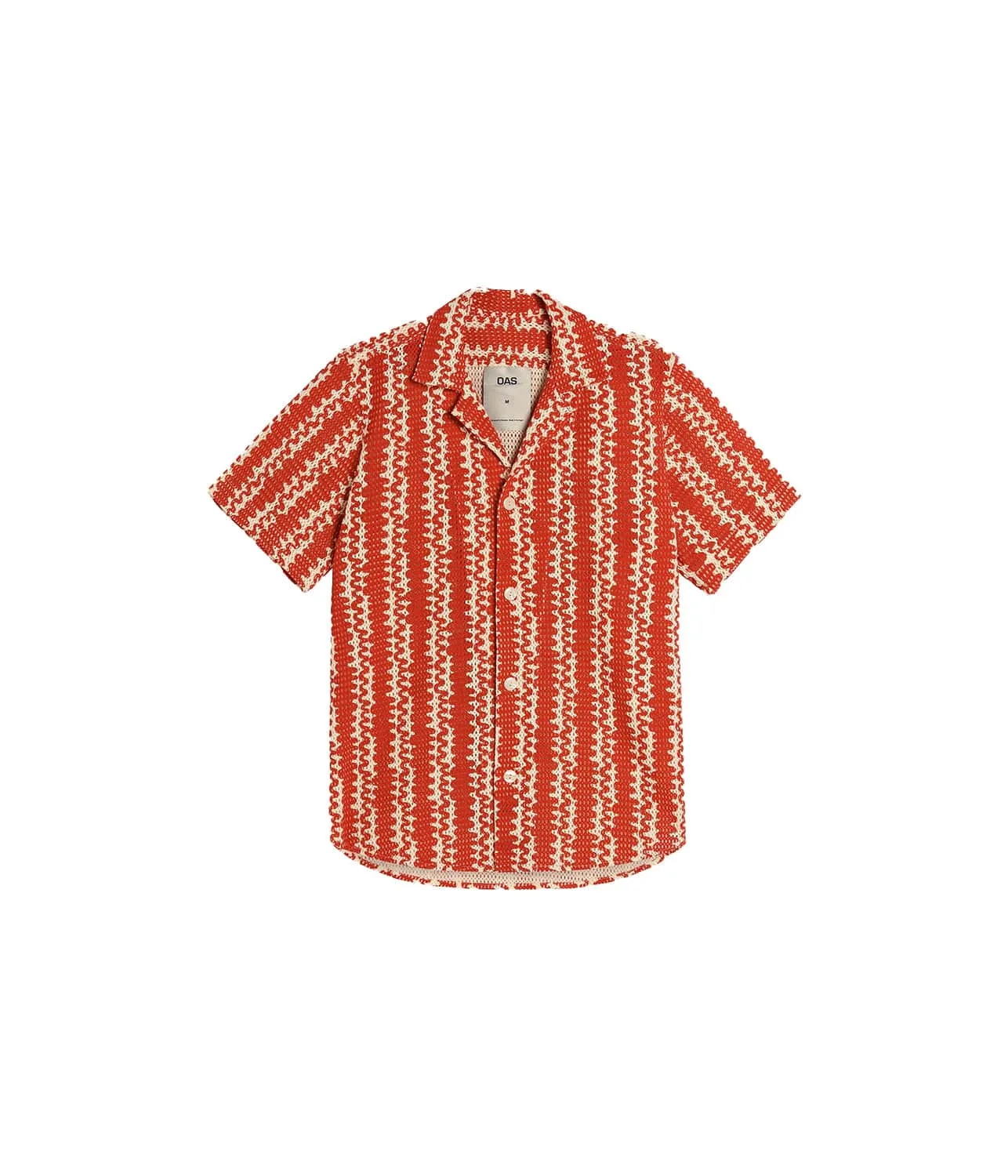 CUBA NET SHIRT- RED SCRIBBLE