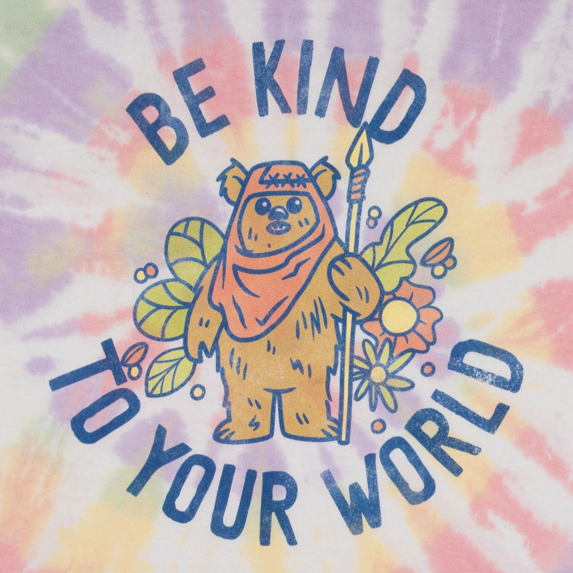 Ewoks Be Kind To Your World Tie Dye Tee