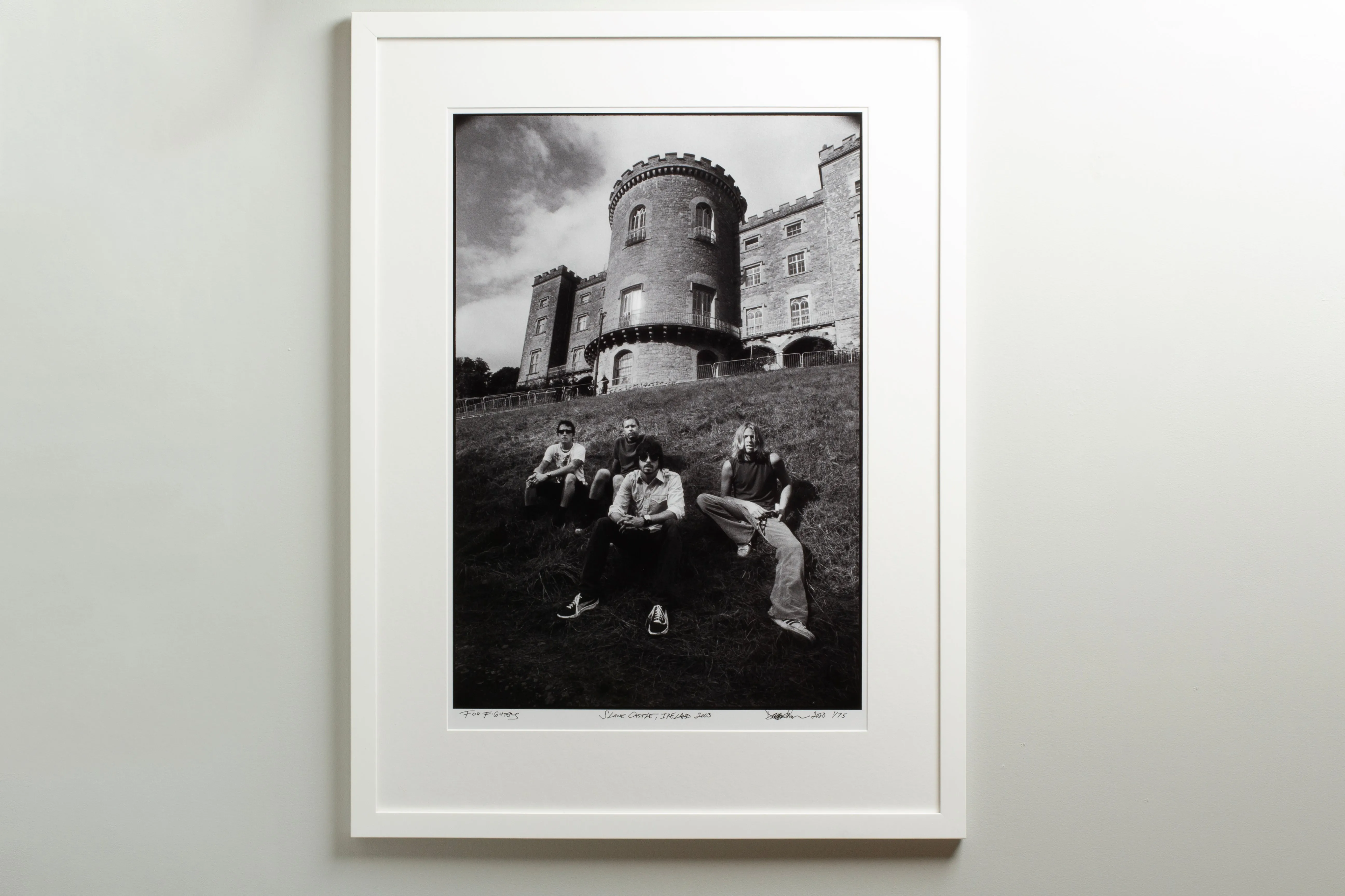 Foo Fighters (Slane Castle, 2003) Framed 20 x 30