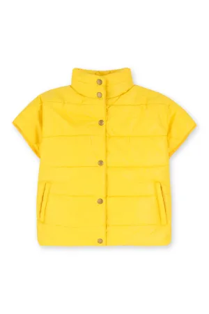 Girls Yellow Puffer Jacket