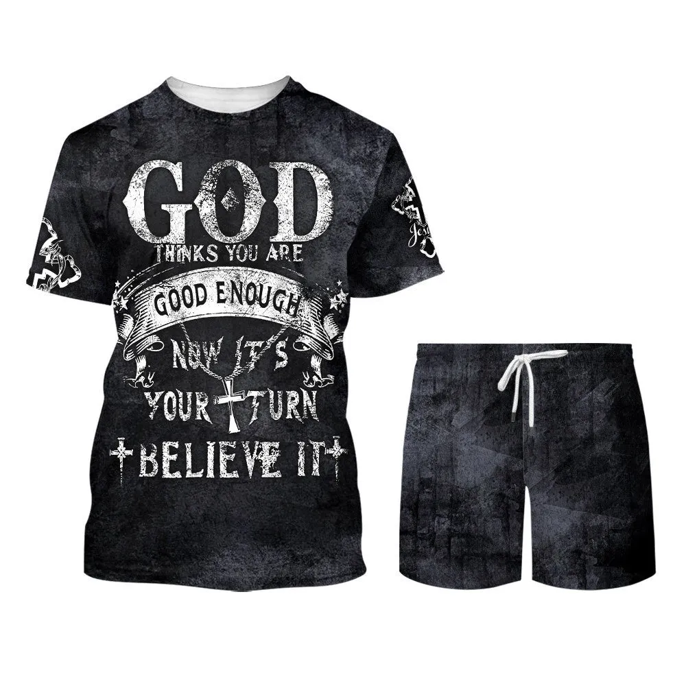 God Thinks You Are Good Enough 3d Shirts - Christian T Shirts For Men And Women