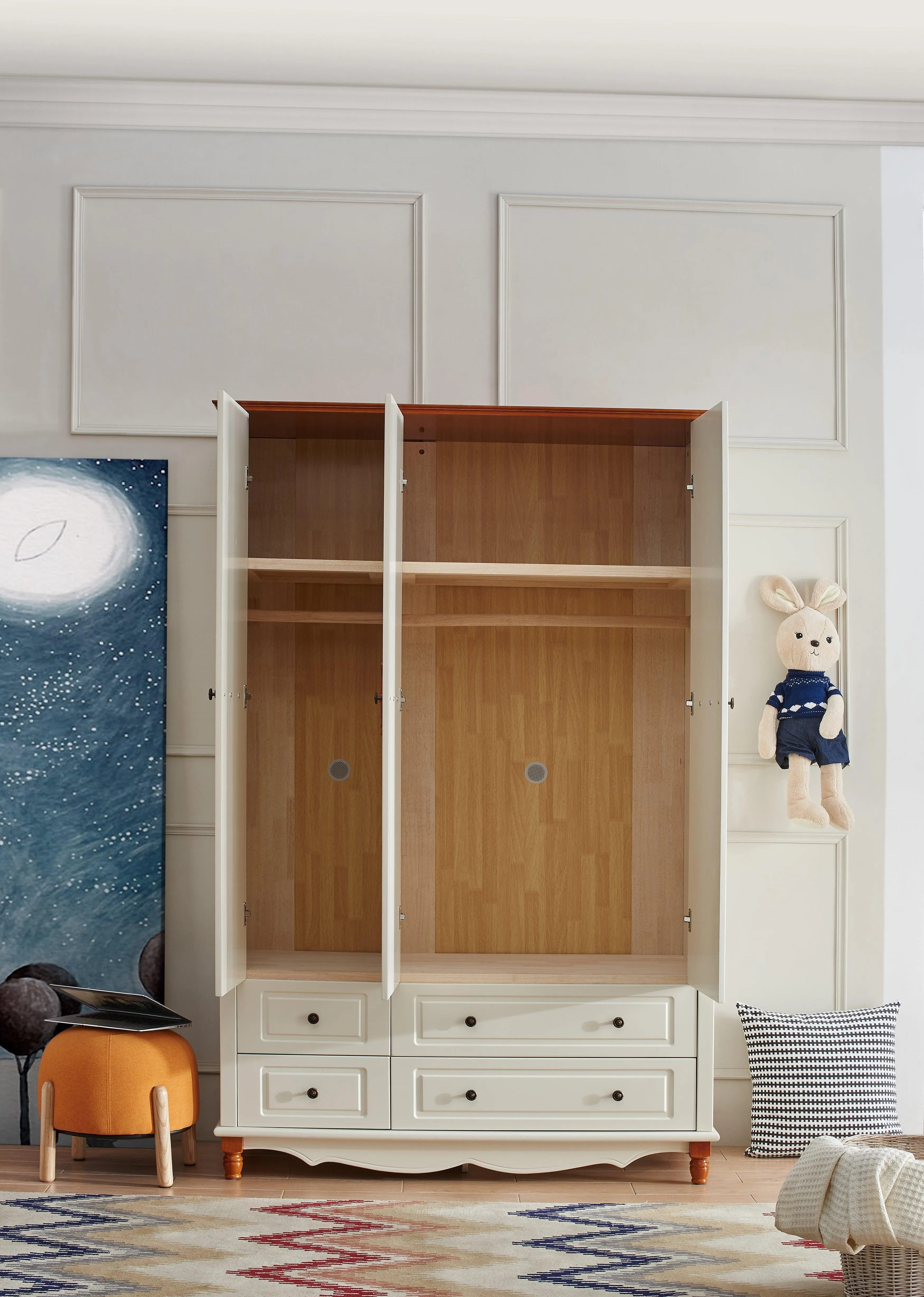 HB Rooms Sailor Wardrobe (255-257#) - 2 or 3 doors options