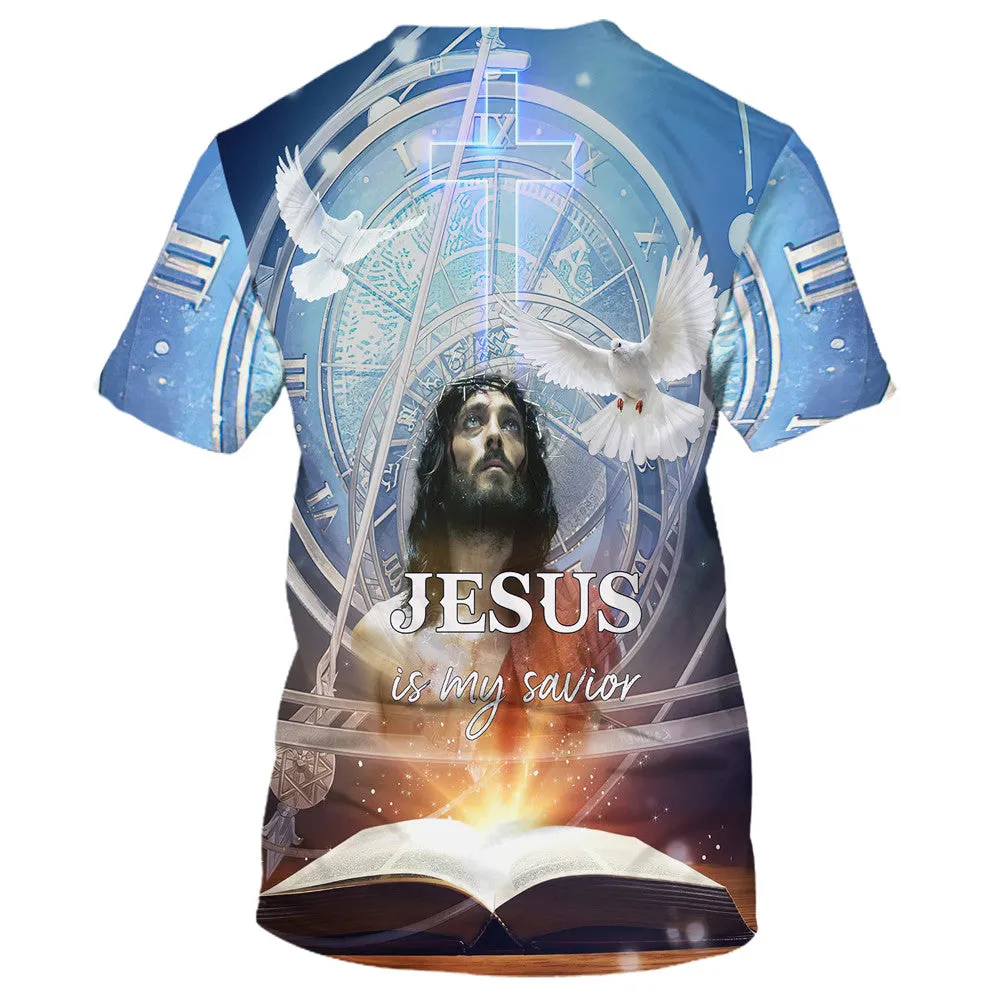 Jesus Christ Is My Savior 3d All Over Print Shirt - Christian 3d Shirts For Men Women