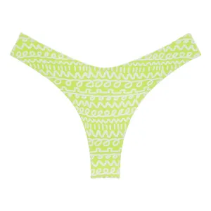 Lime Icing Lulu (Zig-Zag Stitch) Bikini Bottom