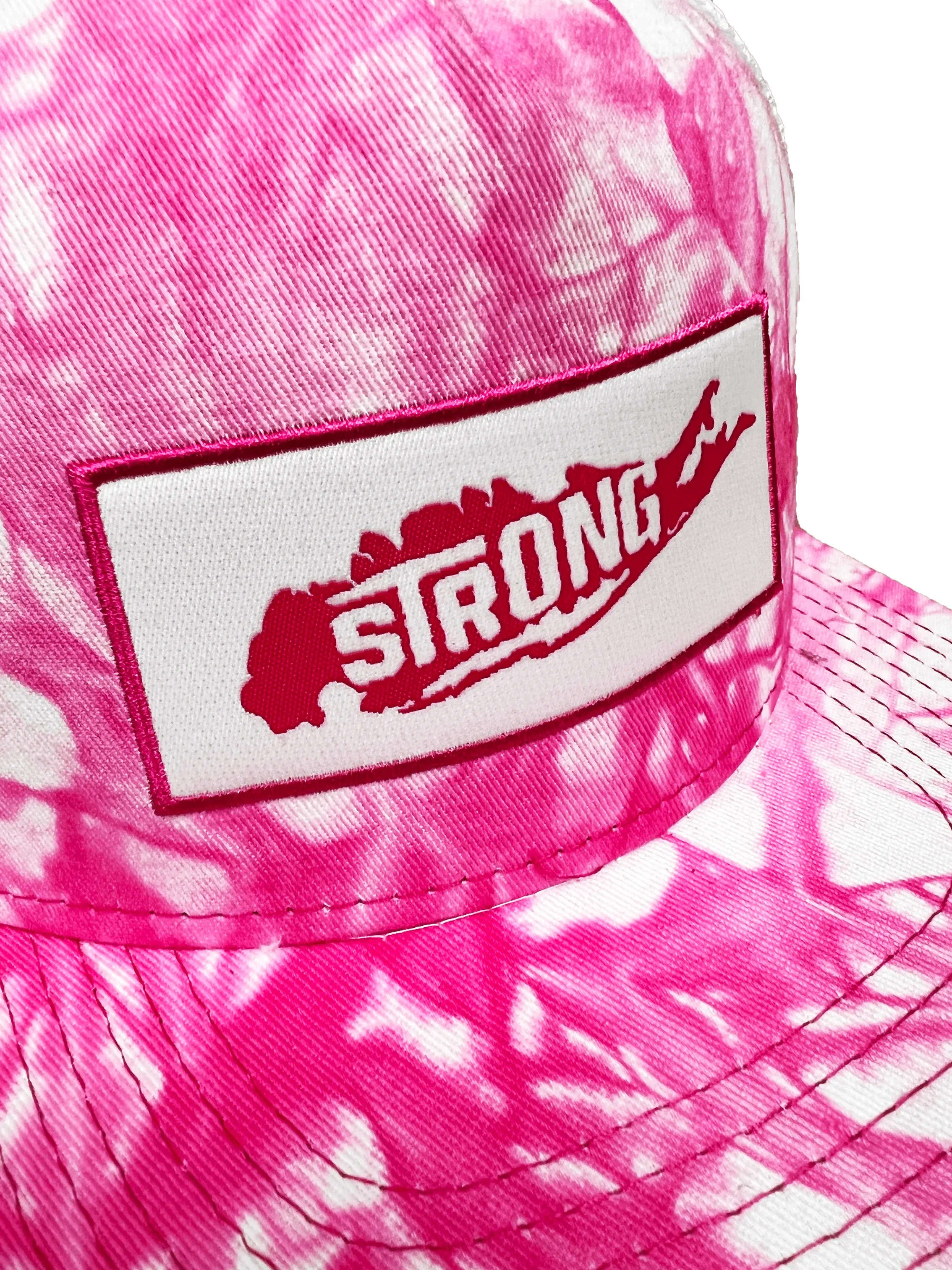 Long Island Strong Hot Pink Tie Dye Snapback