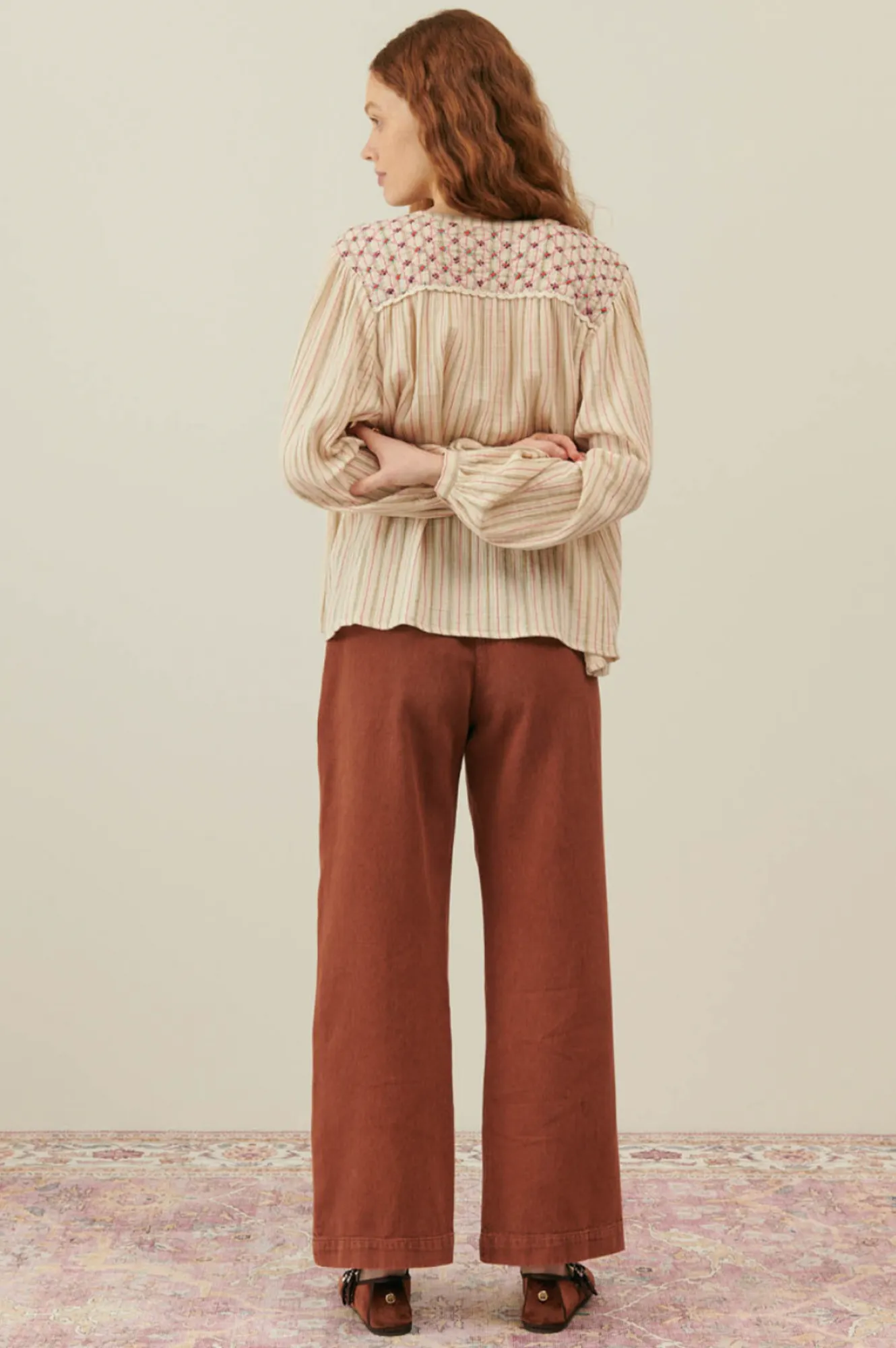 Louise Misha Jeanne Multicolour Stripe Blouse