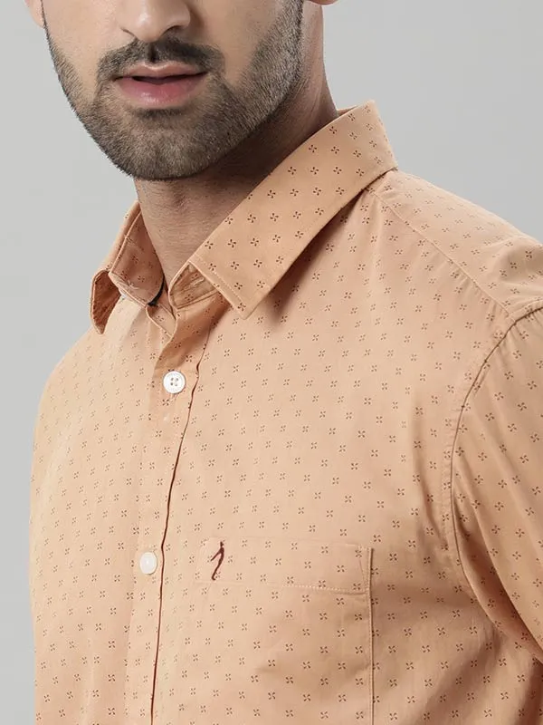 Men Fairtrade Printed Full Sleeve Cotton Shirt