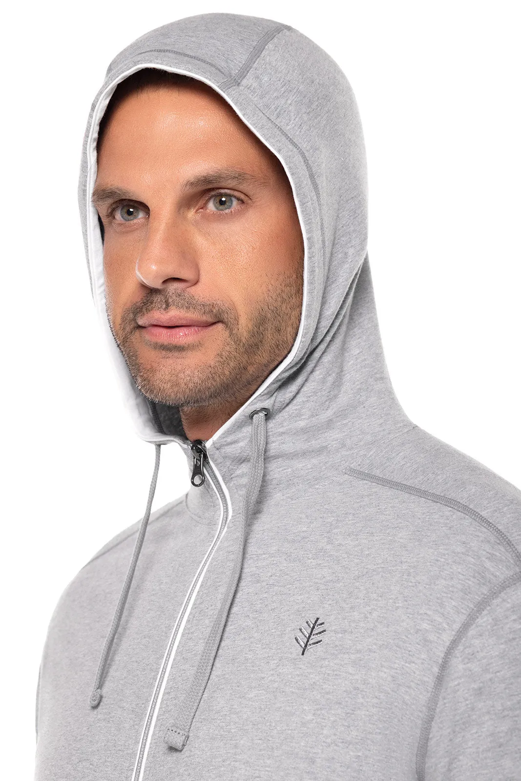 Men's LumaLeo Zip-Up Hoodie | Grey Heather