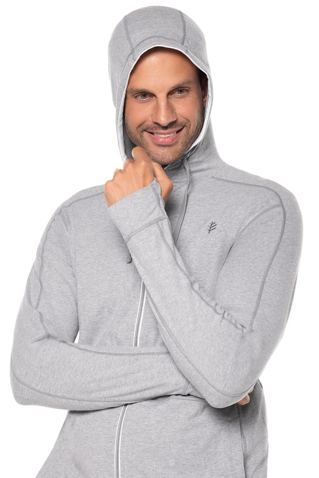 Men's LumaLeo Zip-Up Hoodie | Grey Heather