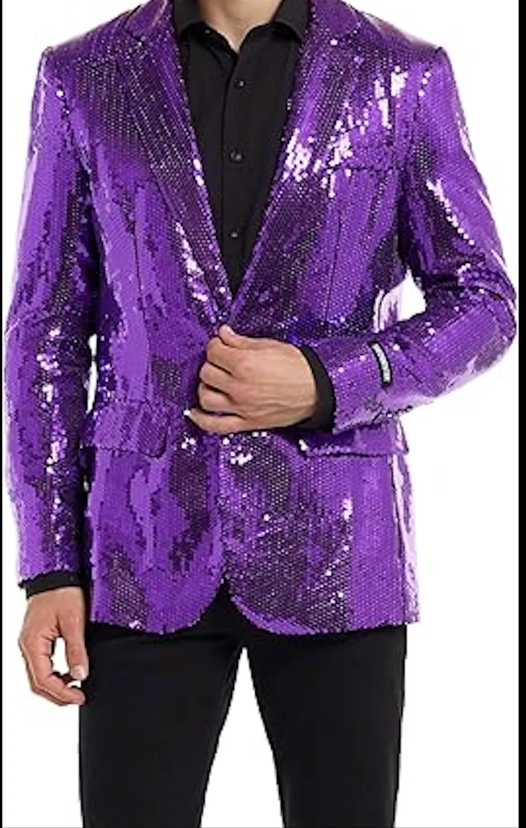 Men's Sequin NYE Red Blazer Jackets