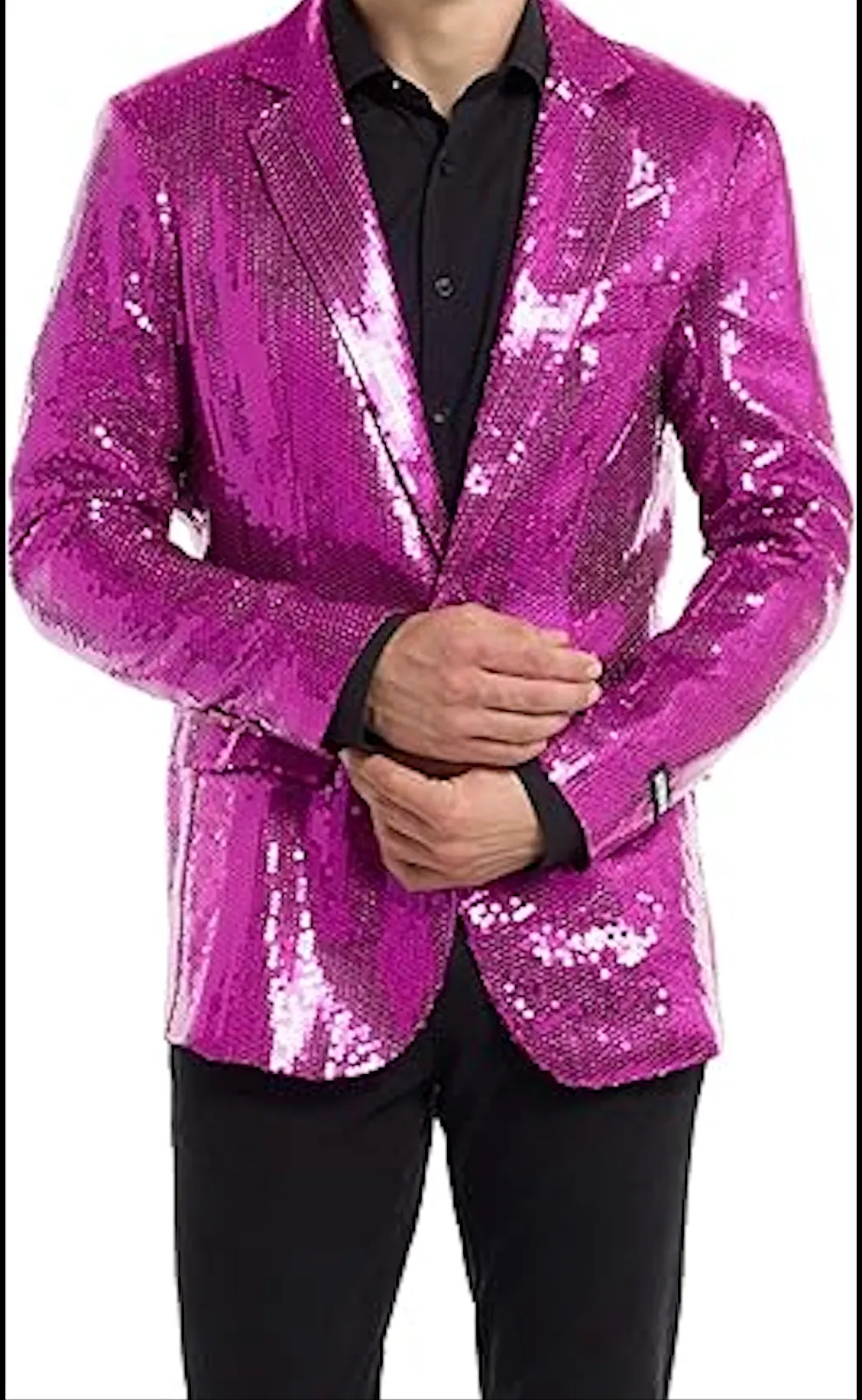 Men's Sequin NYE Red Blazer Jackets