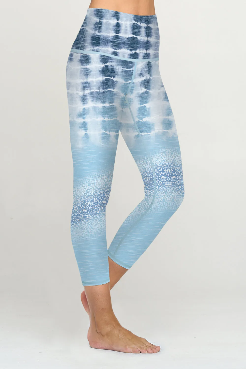 Mia - Shibori Tie Dye - 7/8 Legging (High-Waist) - LIMITED EDITION