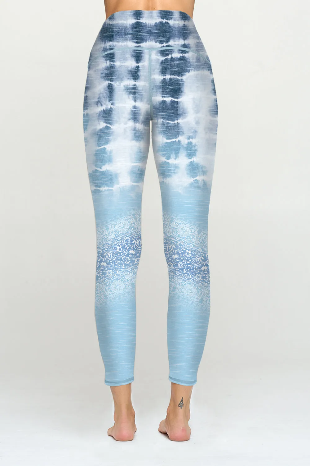 Mia - Shibori Tie Dye - 7/8 Legging (High-Waist) - LIMITED EDITION