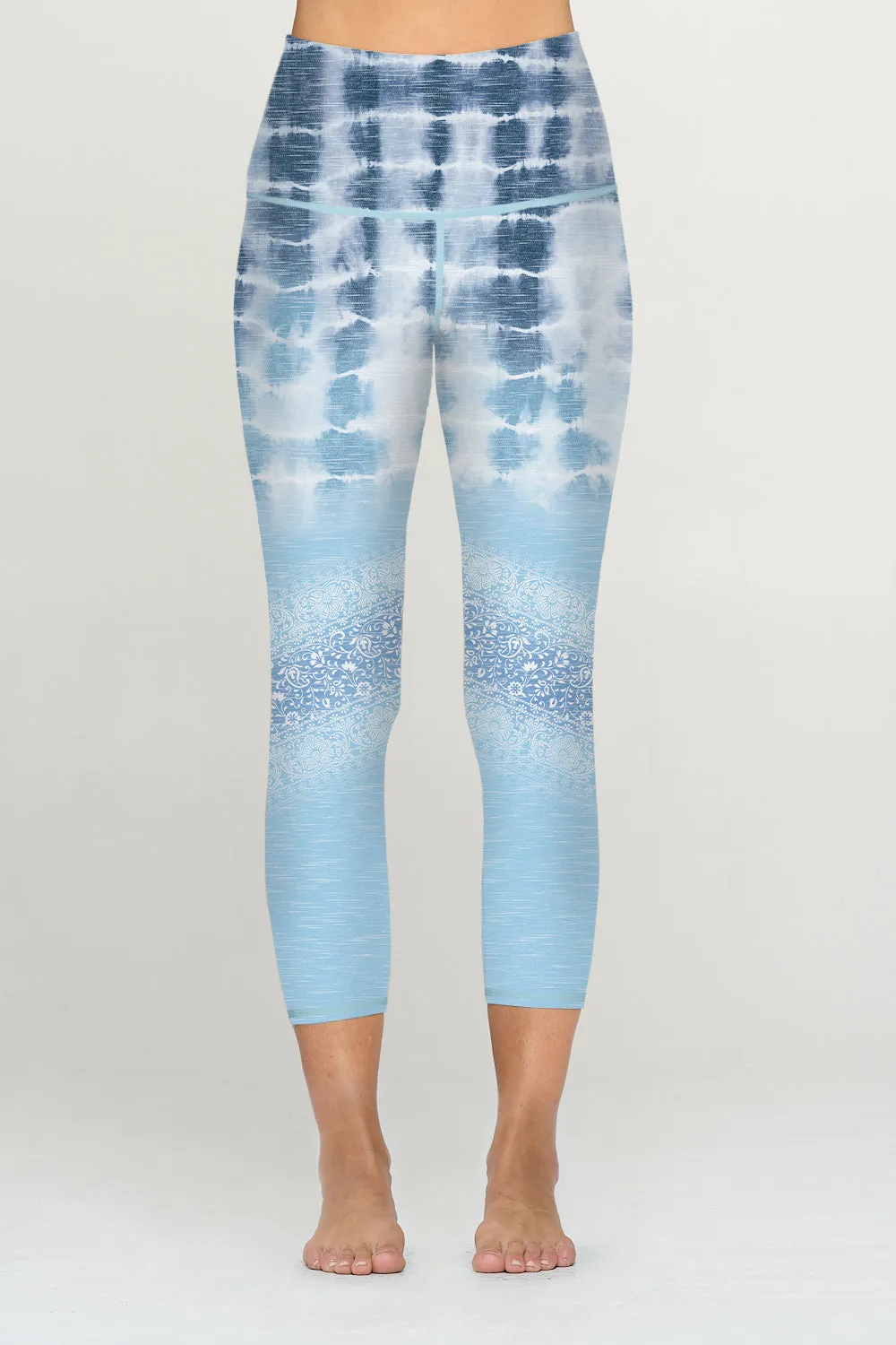 Mia - Shibori Tie Dye - 7/8 Legging (High-Waist) - LIMITED EDITION