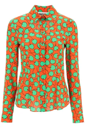 Moschino cherry-print shirt