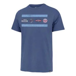 Nascar Chicago Street Race Royal 4 Logo '47 Franklin T-Shirt