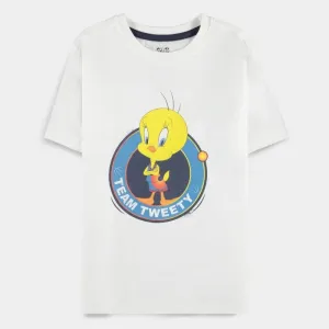 Official Warner Bros. Space Jam Team Tweety Kids Short Sleeved  T-Shirts