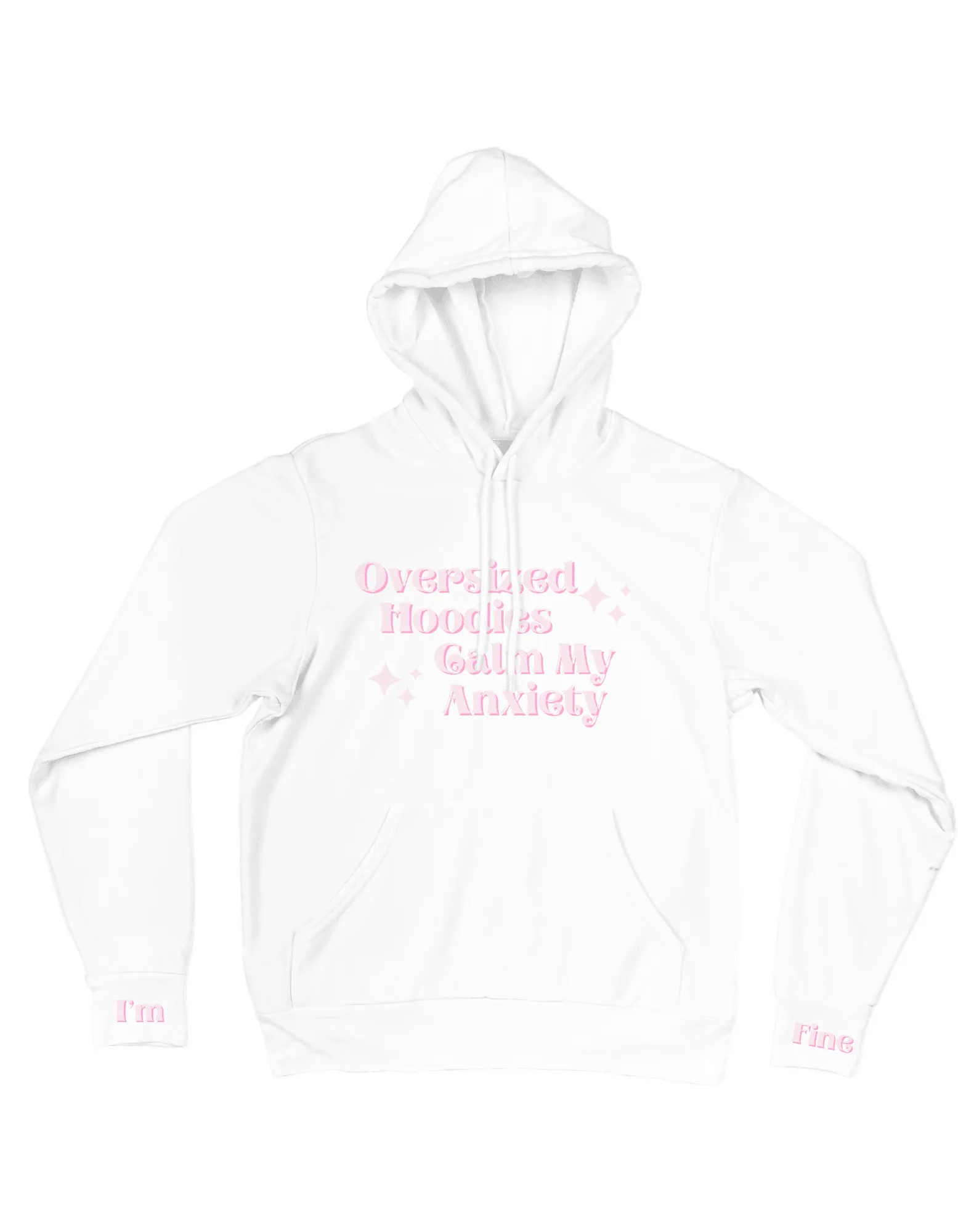 Oversized Hoodies Calm My Anxiety Unisex Hoodie