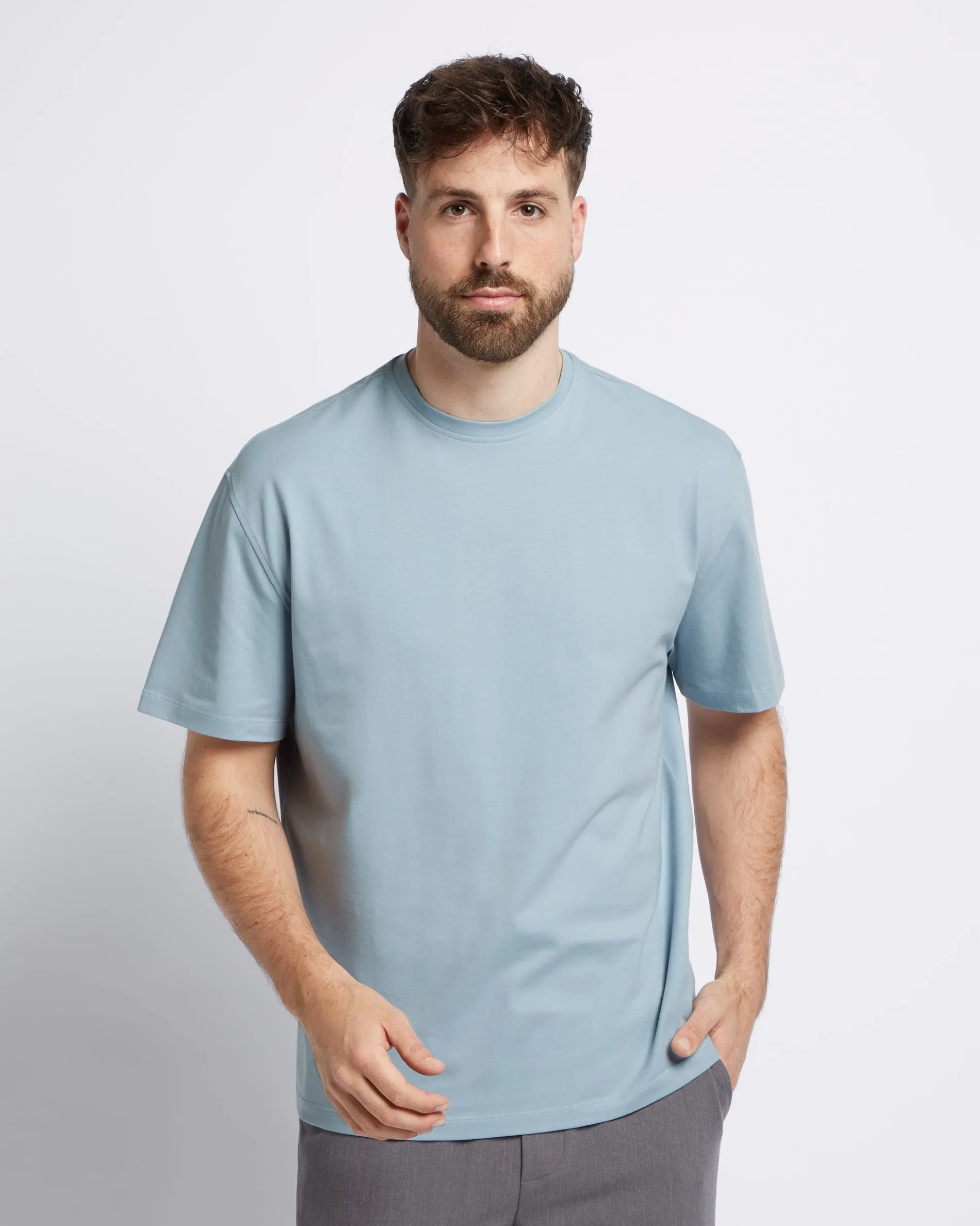 Relaxed T-shirt Ice Blue