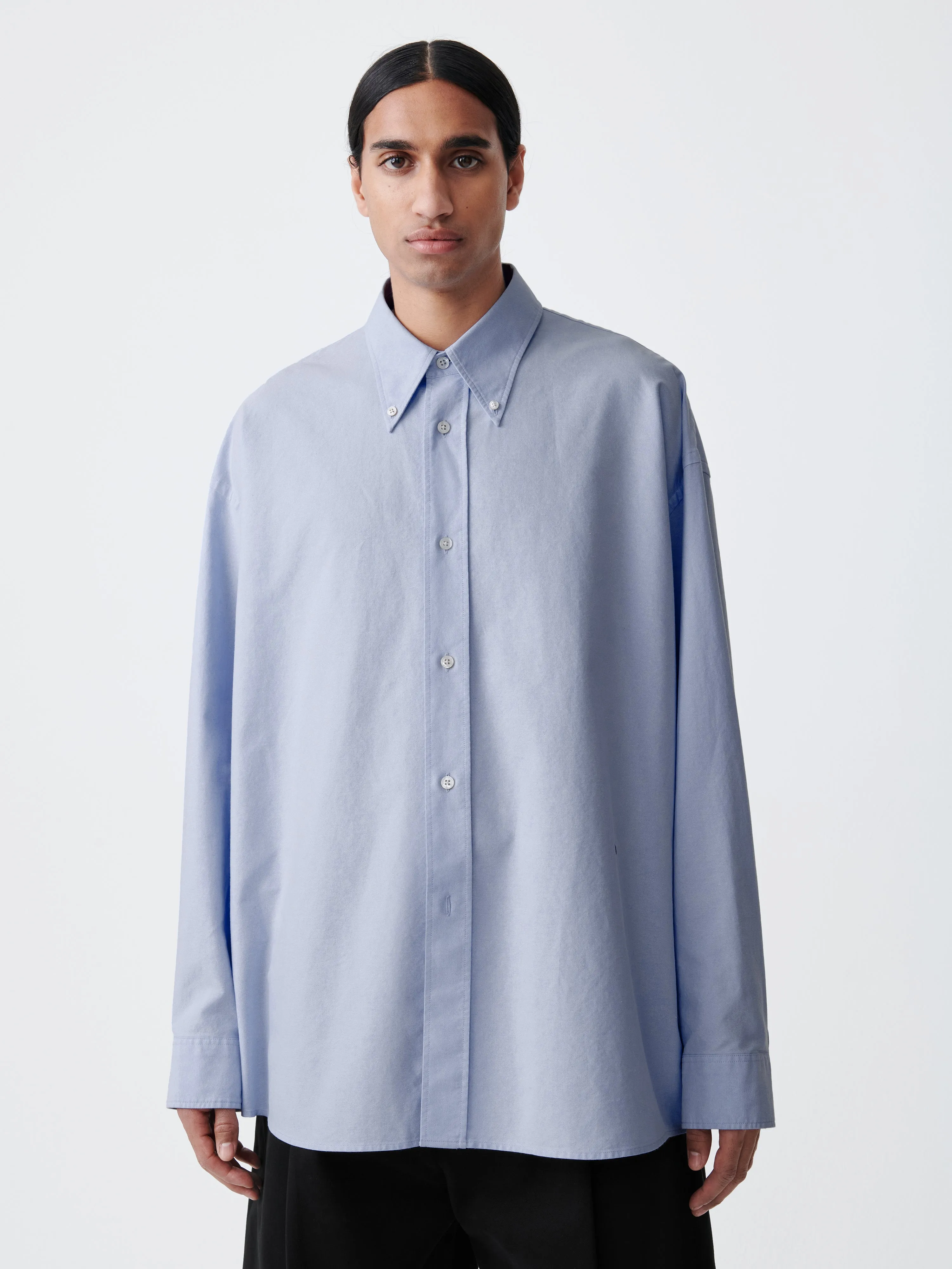 Ruskin Shirt in Powder Blue