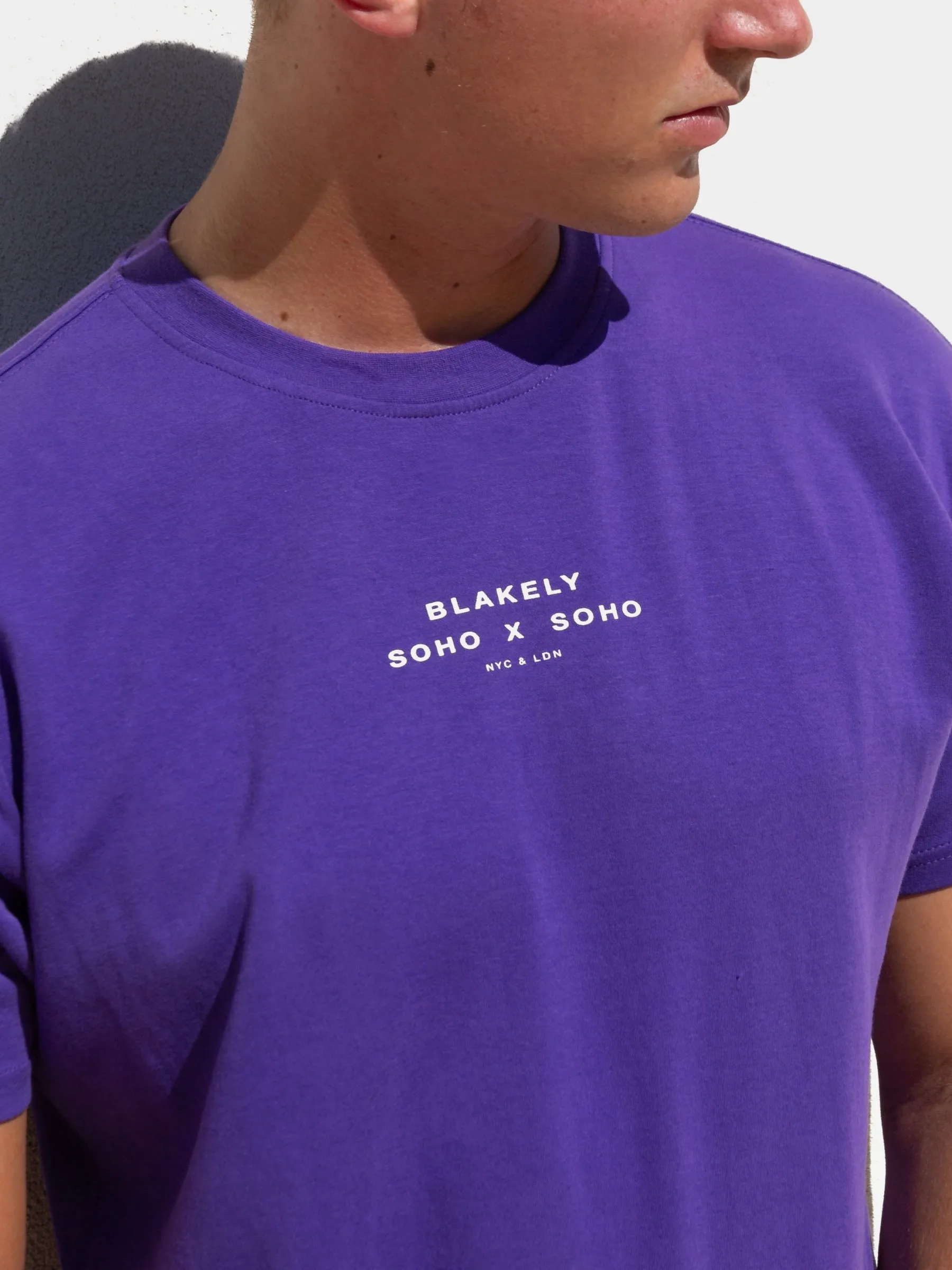 Soho Relaxed T-Shirt - Purple