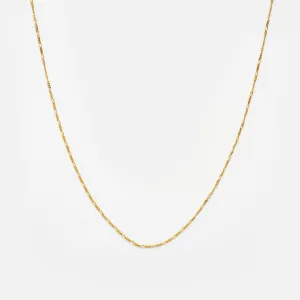 Solid Gold Figaro Chain