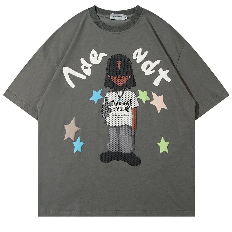 Sultana Star Graphic Oversized T-Shirt