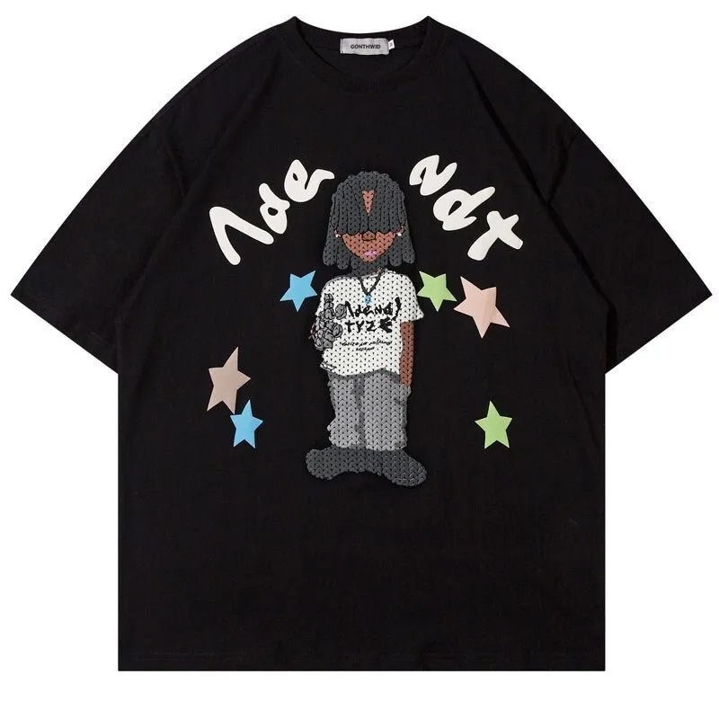 Sultana Star Graphic Oversized T-Shirt