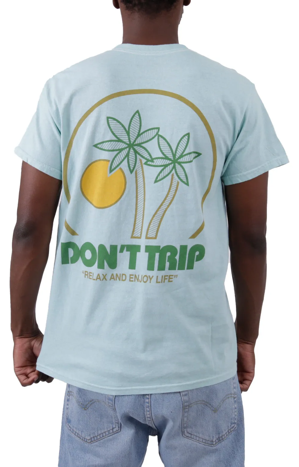 Sun Palms T-Shirt - Pale Green