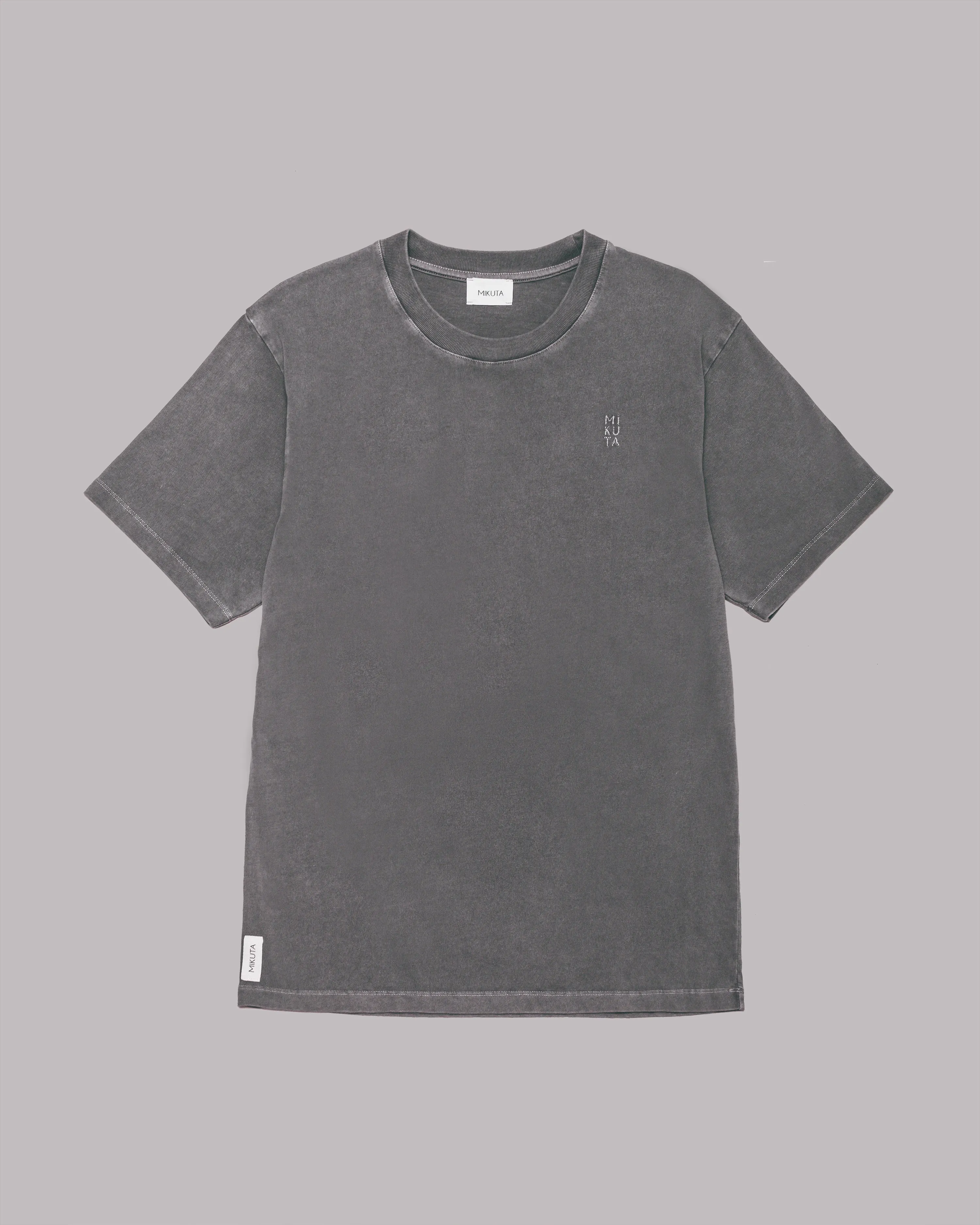 The Grey Embroidered Logo T-shirt